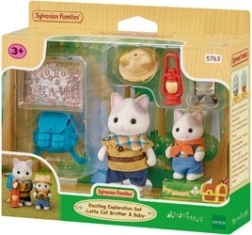 Sylvanian Families Große Expedition – Latte-Cat-Geschwister Mick und Mabel