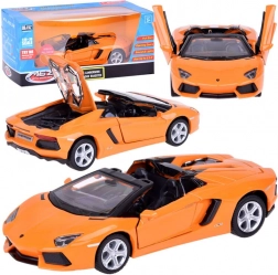 Interaktives Metallmodellauto Lamborghini Aventador Roadster