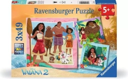 Puzzle Vaiana 2, 3x49 Teile