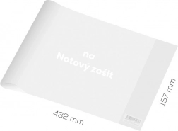 starker transparenter Umschlag für Notenheft