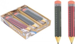 Holzlineal in Bleistiftform 12 cm