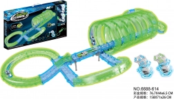 Rennbahn leuchtet im Dunkeln, 85 Teile