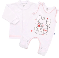 Babyset New Baby Mouse weiß 86 (12–18 Monate)
