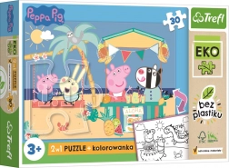Beidseitiges Maxi-Puzzle PEPPA PIG, 30 Teile, EKO