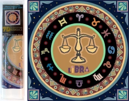 Norimpex Diamantmalerei 7D – Sternzeichen Waage 30 × 30 cm