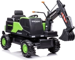 Kinder-Elektro-Bagger Volvo grün