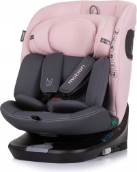 Kindersitz i-Size 40–150 cm mit ISOFIX und drehbarer Basis, Flamingo