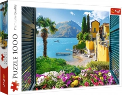 Puzzle 1000 Teile – Ausblick auf den Comer See Trefl