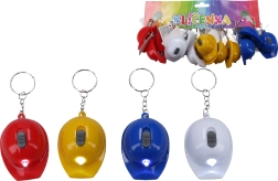 Schlüsselanhänger Mütze mit Flaschenöffner und Licht