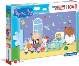 Puzzle Supercolor Maxi 104 Peppa Wutz