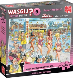 Puzzle WASGIJ Destiny 9 Supermodels 1000 Teile