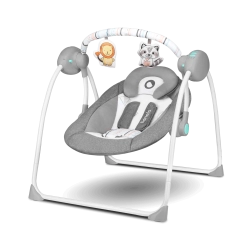 Kinderwippe Ruben grau und türkis