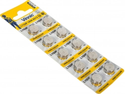 Alkalische Batterien LR44 VINNIC 10 Stk.