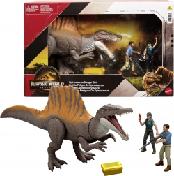 Jurassic World Rebirth Set – Spinosaurus-Figur mit Actionfiguren und Zubehör