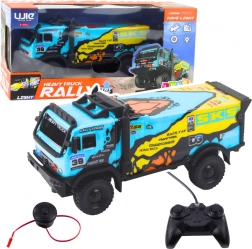 Ferngesteuerter RC-Lkw – blau mit Geräuschen