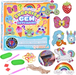 Kreativer Adventskalender – Diamantmalerei und glitzernde Anhänger für Kinder