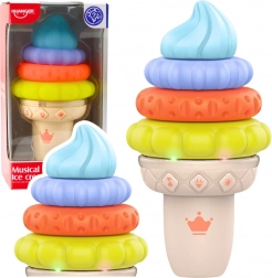 musikalisches edukatives Eis für Babys mit Lichtern und Geräuschen