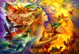 Puzzle Fantastische bunte Welt 1000 Teile