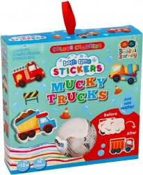 Farbwechselnde Badaufkleber mit Laster-Motiven