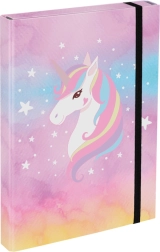Mappen für Schulhefte A4 Rainbow Unicorn