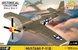 COBI WWII Bausatz – Flugzeug MUSTANG P-51B 1:48 (158 Teile)