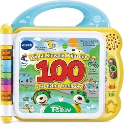 VTech Interaktives Buch Słownik Rodziny Treflików – Fahrzeuge, zweisprachig CZ/EN