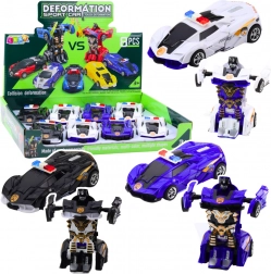 Auto Roboter 2v1 Sportliches Polizeiauto