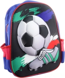 Kinder-Rucksack mit 3D-Fußballmotiv
