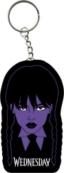 Schlüsselanhänger Wednesday – bunter Kopf
