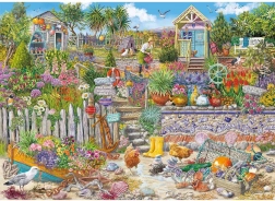 Puzzle Garten am Strand 1000 Teile GIBSONS