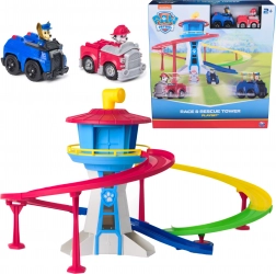 PAW Patrol Rettungsturm mit Strecke und 2 Fahrzeugen