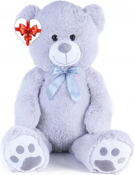 Rappa großer Plüschbär 100 cm mit Schleife und Anhänger