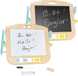 2Kids Toys magnetische doppelseitige Tischtafel mit Abakus