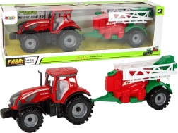 Traktor mit Sprüher rot – Set für kleine Bauern