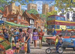 Puzzle Markt in York 1000 Teile GIBSONS