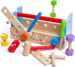 Holzwerkbank und Werkzeugkiste 2 in 1 Bigjigs Toys