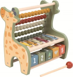 Multifunktionaler Zählrahmen Giraffe mit Xylophon 2Kids Toys