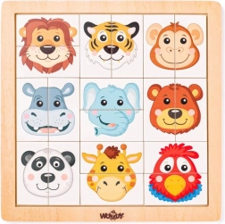 Safari-Tierpuzzle