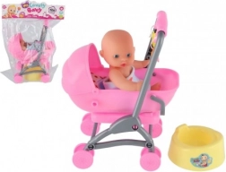 Spielset Kinderwagen mit Baby