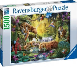 Puzzle 1500 Teile Ruhevolle Tiger RAVENSBURGER