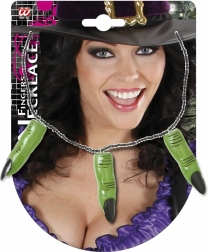 Gruselige Horrorkette mit Fingern