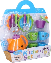 Bunte Teeservice-Sets mit Gesicht für Kinder