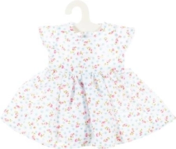 Kleid für Miniland-Puppe 38 cm mit Blumenmuster