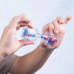 Fidget Blox Sound Entspannungswürfel – blau und rot
