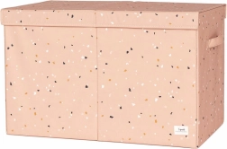 3 Sprouts Spielzeugtruhe recycled terrazzo clay