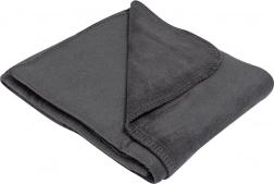 Babydecke aus Baumwolle, graphitfarben, 75 × 100 cm