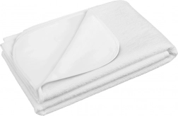 Wasserdichte Frottee-Unterlage 50 × 70 Weiß