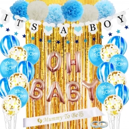 Set aus Luftballons und Requisiten für die Babyparty – It’s a Boy