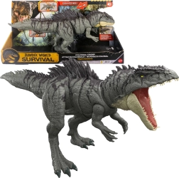 Jurassic World Survival Giganotosaurus-Figur mit Mega-Kiefer