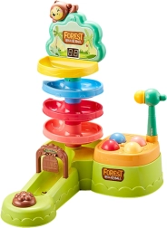 Interaktive Kugelbahn Skihang Sensorische Katapult mit Hammer